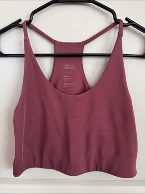 girlfriend collective Plum Racerback Bralette Tank
